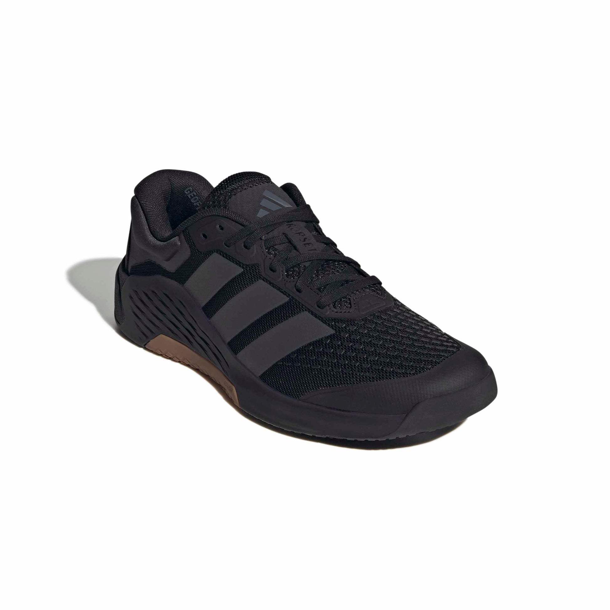 adidas Men's Dropset 4 Power Trainer M, Black/Grey/Black, 10.5