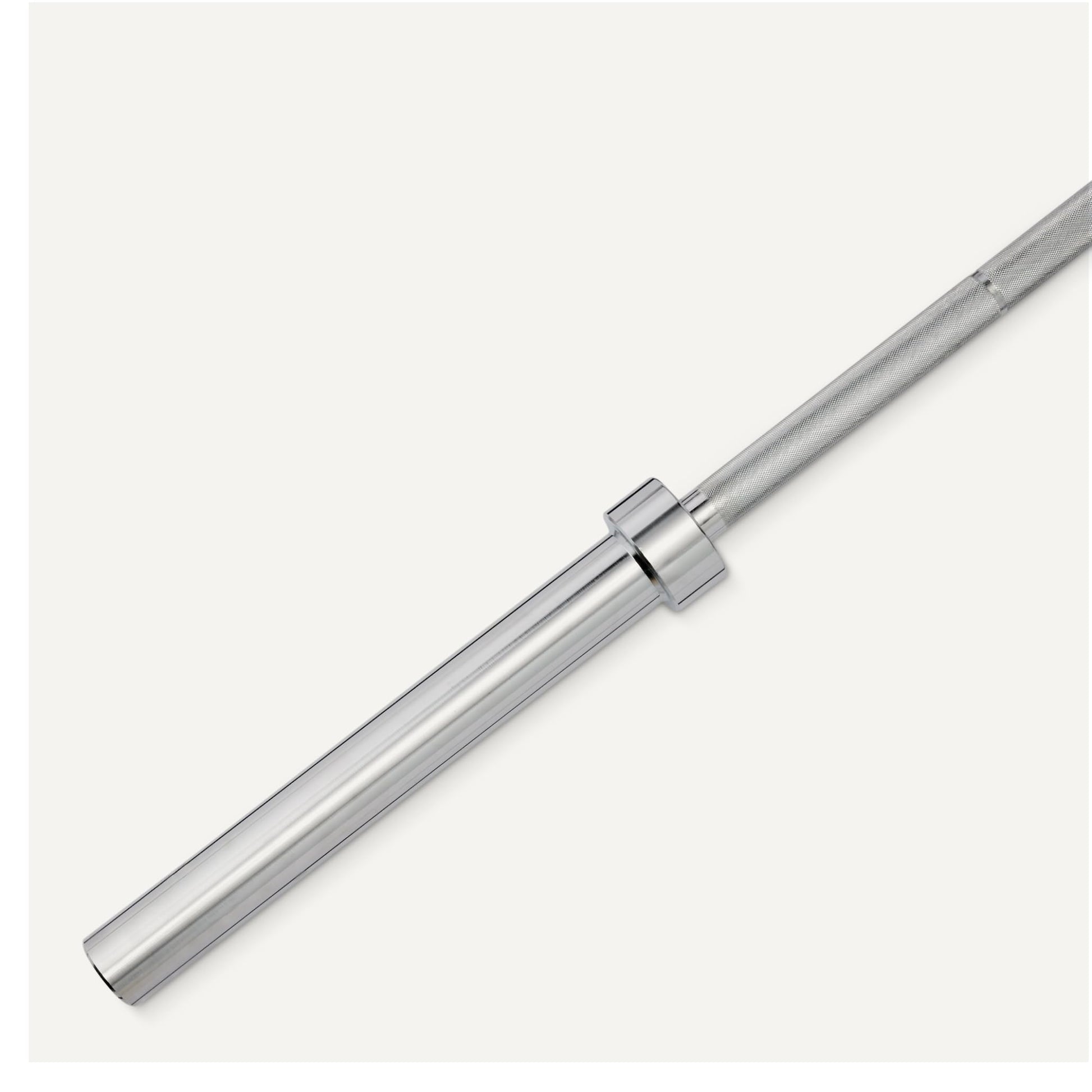 Amazon Basics 7ft Olympic Barbell Bar, 2" Diameter, Chrome Finish, 500-Pound Capacity
