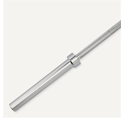 Amazon Basics 7ft Olympic Barbell Bar, 2" Diameter, Chrome Finish, 500-Pound Capacity
