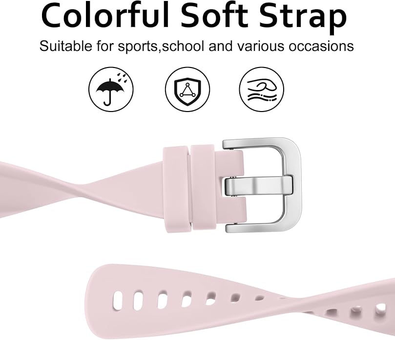 Meliya Silicone Band for Garmin Vivofit Jr 3 Bands, Soft Silicone Replacement Wristband Adjustable Sport Straps for Garmin Vivofit jr. 3