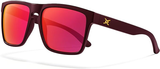 Forge Men's Carbon Fiber Sunglasses – Revo Polarized UV400 Sport Sunglasses for Driving, Fishing &