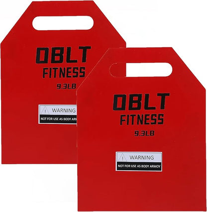 OBLT Weight Vest Plates for Full-Body Strength Training-5.5/9.3/14/19 LBS Suitable Crossfit,Outside and Fitness Man& Women