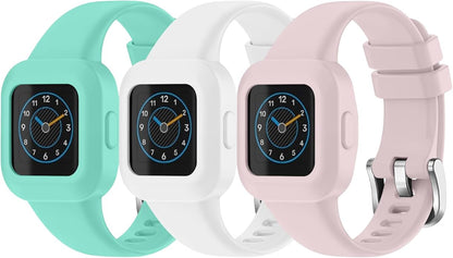 Meliya Silicone Band for Garmin Vivofit Jr 3 Bands, Soft Silicone Replacement Wristband Adjustable Sport Straps for Garmin Vivofit jr. 3