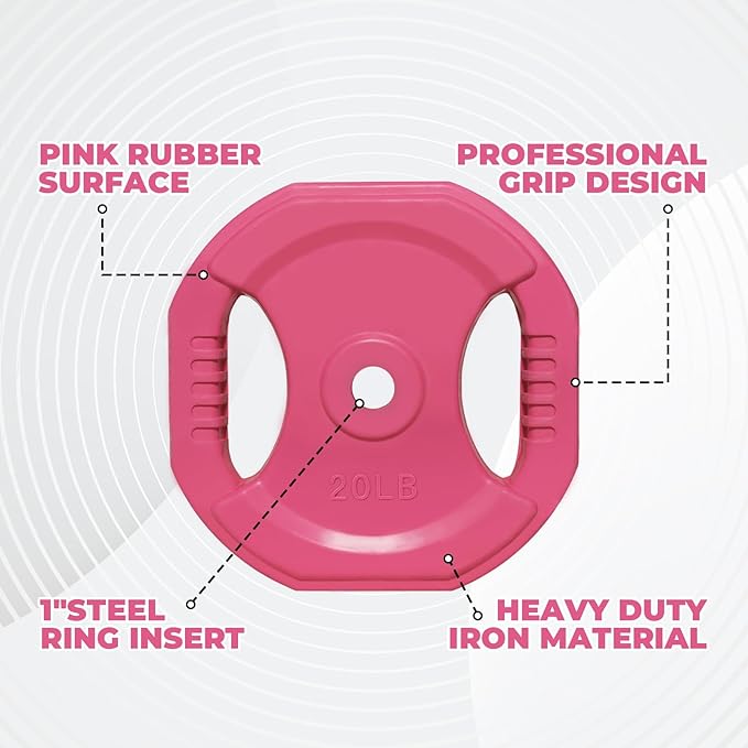 RitFit Adjustable Barbell Weight Set for Weightlifting and Strength Training in Home&Gym