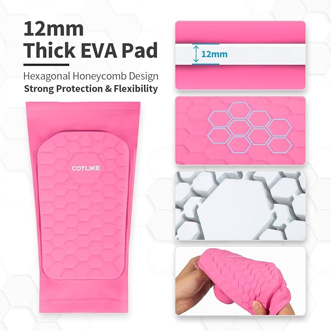 Soccer Shin Guards for Kids Youth Adults, Shin Guard Soccer Sleeves for 2-18 Years Old Boys Girls Men, Calf Compression Sleeve with Honeycomb Pads, Espinilleras de Futbol para Hombres