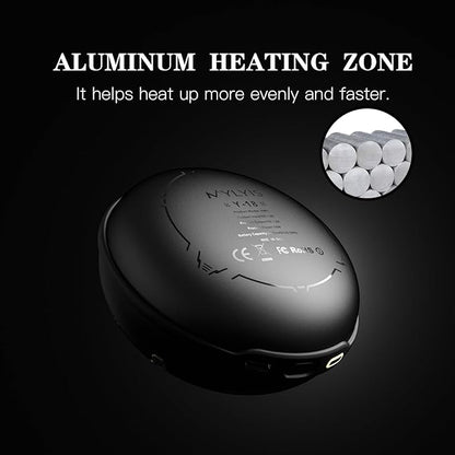 Hand Warmers, Rechargeable 5000mAh Electric Hand Warmer with LED Night Light | UFO Astronaut Design | UL Certified | for Outdoor, Camping, Hunting, Sports Activities, E-Sports 1 Pack