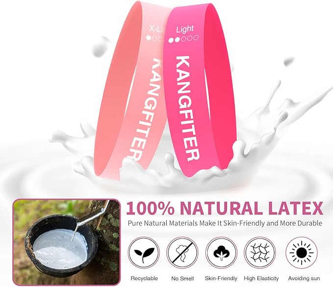 100 PCS Bulk Resistance Bands, Loop Exercise Bands Set for Gym Members Sports Class Students Gift, 5 Pieces Each Set with Storage Bag, Fitness Bands for Outdoor Home Gym Yoga Pilates