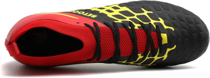 Men's Outdoor Firm Ground Football Soccer Cleats Shoes Futsal Football Training Sneakers