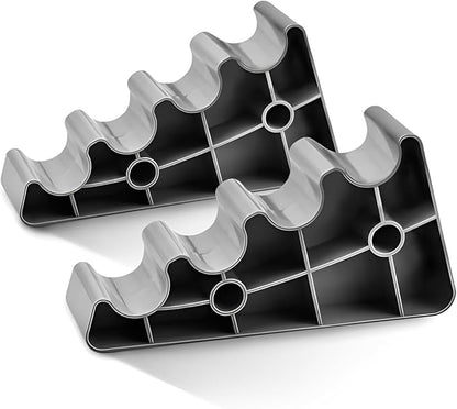 Yes4All Total Body Workout Weighted Bar, Resistance Band Bar, Racks for Strength Training, Exercise Bar for Yoga in Home and Gym - Single/Combo