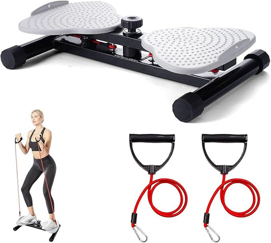 Ab Twister Board,300 lbs Capacity,Slim Waist and Core Ab Exercise,Foot Massage Design,Noiseless Home Gym Exercise