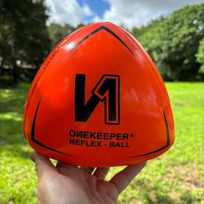 Soccer Reflex & Reaction Ball - White, Orange, Blue, Pink, and Fluo Yellow, Agility and Coordination Training for Kids and Juniors (Pump Not Included)