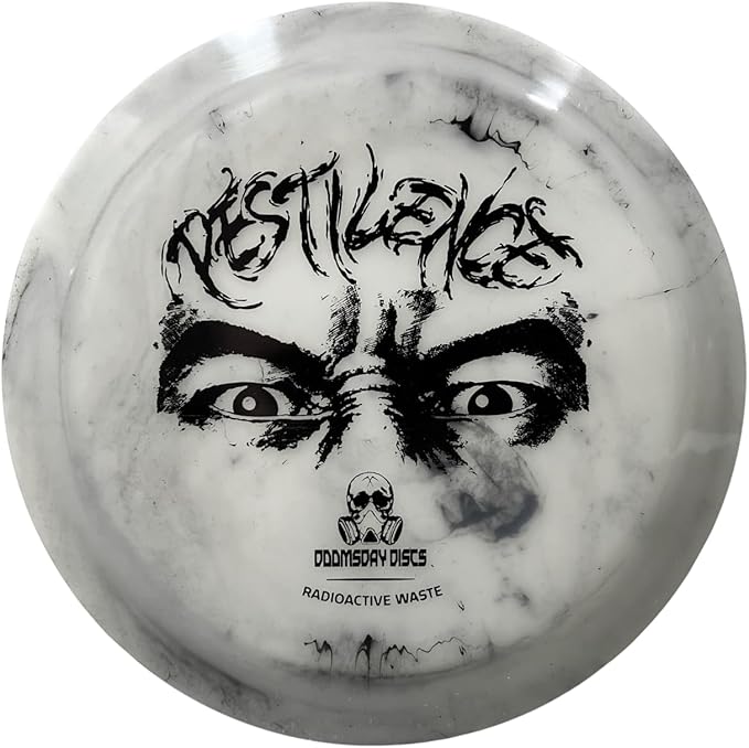 DOOMSDAY DISCS Pestilence Distance Driver | Understable and Easy-to-Throw | Glow in The Dark Plastic