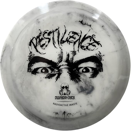 DOOMSDAY DISCS Pestilence Distance Driver | Understable and Easy-to-Throw | Glow in The Dark Plastic