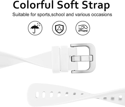 Meliya Silicone Band for Garmin Vivofit Jr 3 Bands, Soft Silicone Replacement Wristband Adjustable Sport Straps for Garmin Vivofit jr. 3