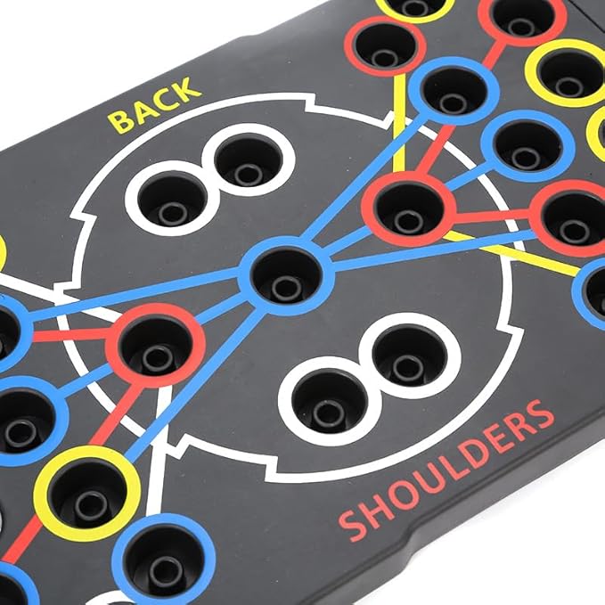 Push Up Board, Portable 25-In-1 Push up Board for Men, | Pilates Bar & Fitness Accessories with Resistance Bands & Ab Roller Wheel, Professional Strength Training Equipment For Man and Women