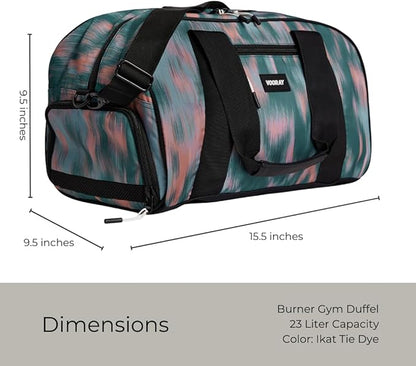 Vooray Burner Gym Duffel Bag, Gym Bag for Women and Men with Shoe Compartment, Weekender, Overnight & Travel Duffel for Sports and Workout