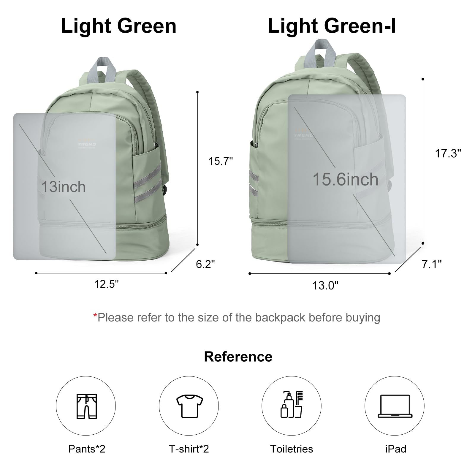coofay Gym Backpack For Women, Gym Bag with Shoe Compartment