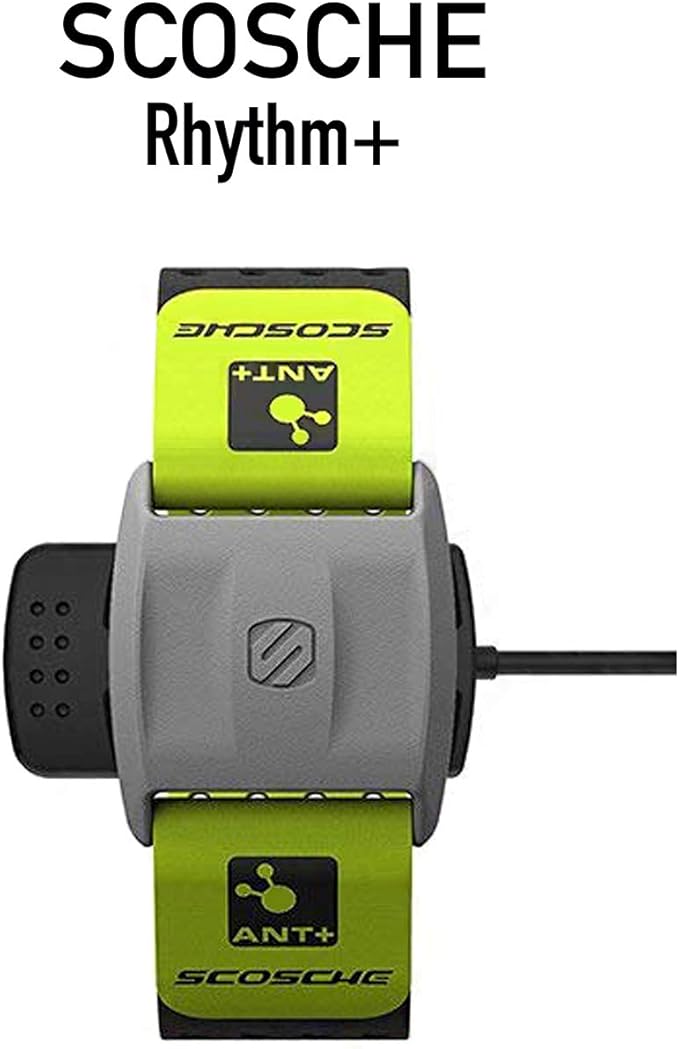 Scosche Rhythm+ Replacement Charger Dock, KELIFANG Replacement USB Charging Cradle Cable 1M Compatible with Scosche Rhythm Plus Heart Rate Monitor Armband Accessories, Black