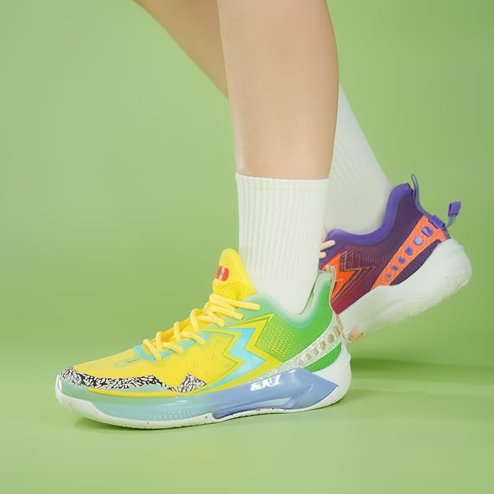 361° Big3 5.0 Quick PRO Basketball Shoes for Men Breathable Outdoor Sneakers Cushioning,Anti Slip Practice Student Sports Shoes for Teens and Adults,Caldwell Pope Zapatillas de baloncesto Hombre