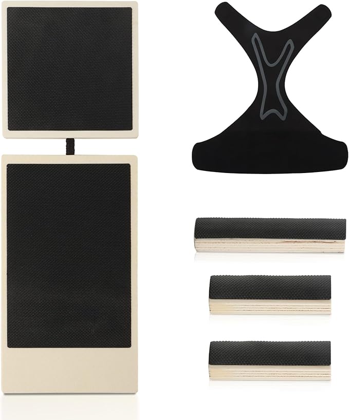 Ankle Balance Board Foot Strengthener, Single Foot Balance Board with 1 pair Ankle-protectors for Relieving Sprained Ankle/Stability Training/Posture Corrector