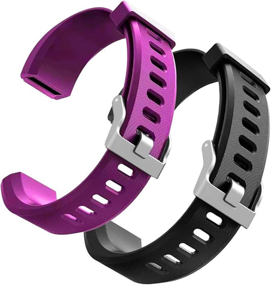 Watch Bands Replacement for ID115plus HR, Very Fit Pro Activity Fitness Tracker Wrist Bands Set, Multicolor Veryfitpro Smart Watch Strap Replacements