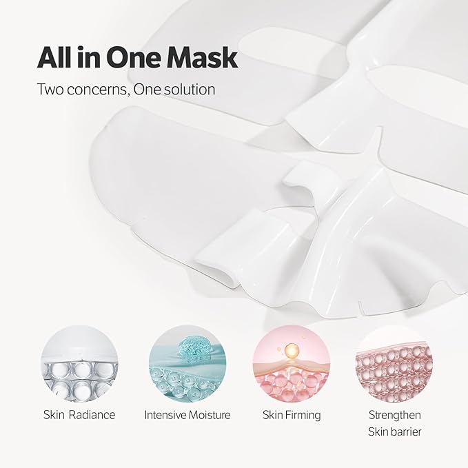 SUNGBOON EDITOR Deep Collagen Hyalu-B5 Overnight Mask 37gx4ea | Real Collagen Face Mask with Hyaluronic Acid | Moisture-Locking Care for Overheated Skin | Viral Korean Skincare Trend