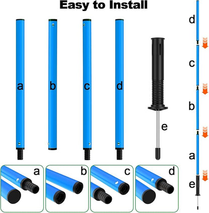 24Pcs Soccer Agility Training Equipment Set Ultimate Agility Poles Cones Ladder More for Quick Assembly and Easy Portability Suitable for All Skill Levels Enhance Speed Agility Training