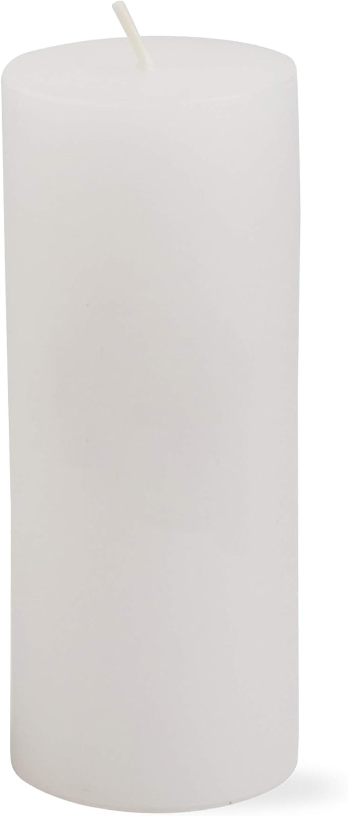 TAG Chapel 2X5 White Pillar Paraffin Wax Candle Unscented Drip-Free Long Burning 32 Hours for Home Decor Wedding Parties 2x5 White