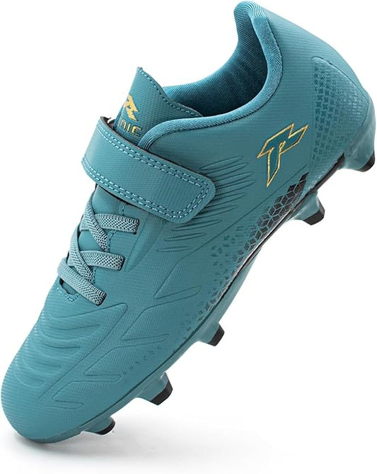 RUNIC Kids Soccer Cleats for Boys and Girls - Small and Big Kid Athletic Outdoor Football Shoes