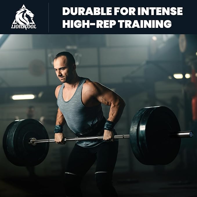 LIONSCOOL 7FT Olympic Barbell for Weightlifting, Power Lifting, 2 Inch Strength Training Bar for Squats, Deadlifts, Presses, Rows, Curls - 700lbs/1000lbs/1500lbs Capacity