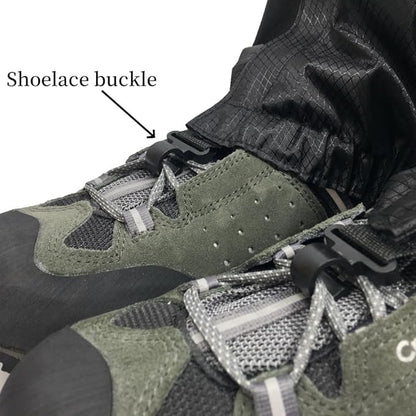 Waterproof Gaiters,Hiking Gaiters,Lightweight Adjustable Leg Gaiters for Men Women,Available in All Seasons,Hiking,Skiing,Mountain Climbing,etc.