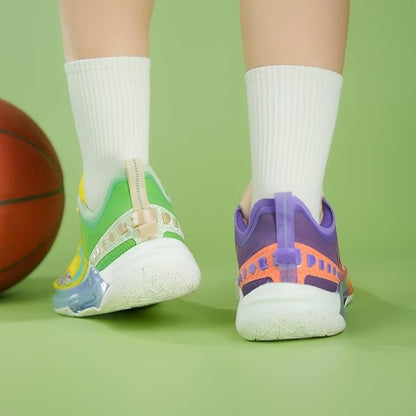 361° Big3 5.0 Quick PRO Basketball Shoes for Men Breathable Outdoor Sneakers Cushioning,Anti Slip Practice Student Sports Shoes for Teens and Adults,Caldwell Pope Zapatillas de baloncesto Hombre