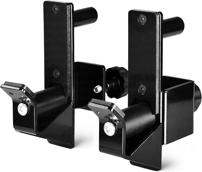 Yes4All Power Rack J-Hooks & Attachments ??Heavy Duty Barbell Holders Compatible with 2x2 & 3x3 Power Racks for Home Gym