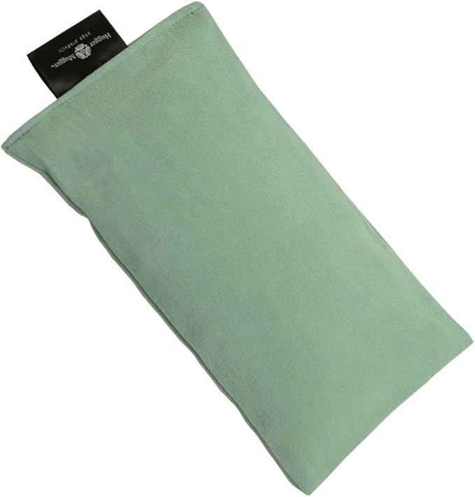 Hugger Mugger Peachskin Eye Pillow - Use Heated or Chilled, Natural Herbal Filling, Relaxing Scent, Light Weight, Soft Fabric