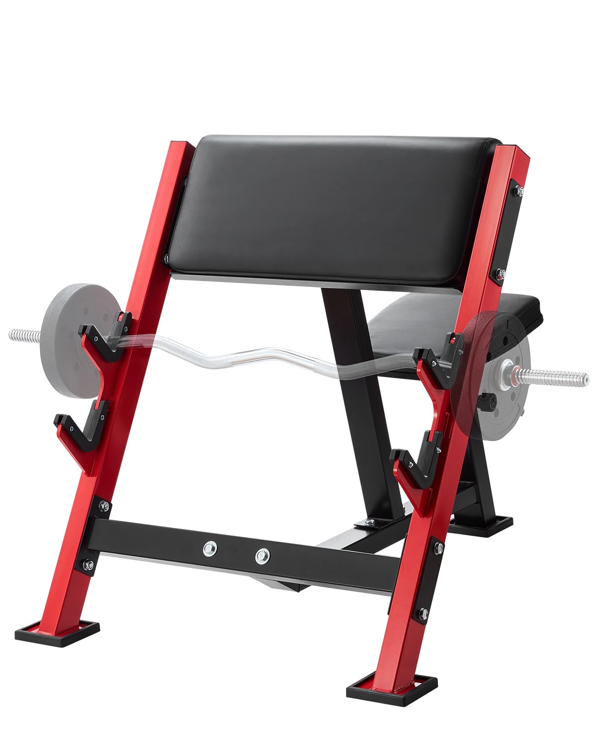 VEVOR Preacher Curl Bench, Strength Training Benches, Max Load 660 LBS Home Gym Fitness Equipment