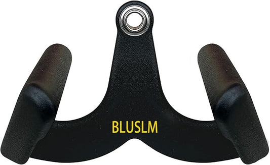 LAT Pull Down Bar for Cable Machine, LAT Pulldown Attachments T Bar V Bar Cable Attachment, Back