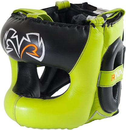 RIVAL Boxing RHGFS3 Face-Saver Sparring Headgear - Wide Eye Opening, Premium Leather, and Thermoplastic Inner Frame