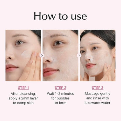 SU:M Micro-Active Pink Vitamin Bubbletox Mask Pack (0.13 fl oz x 14ea) - Korean Skincare ??Deep pore cleansing, hydration with Fermented Pink Vitamin 12, Hibiscus, Kaolin & Bentonite