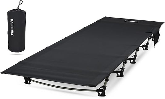MARCHWAY Ultralight Folding Tent Camping Cot Bed, Portable Compact for Outdoor Travel, Base Camp