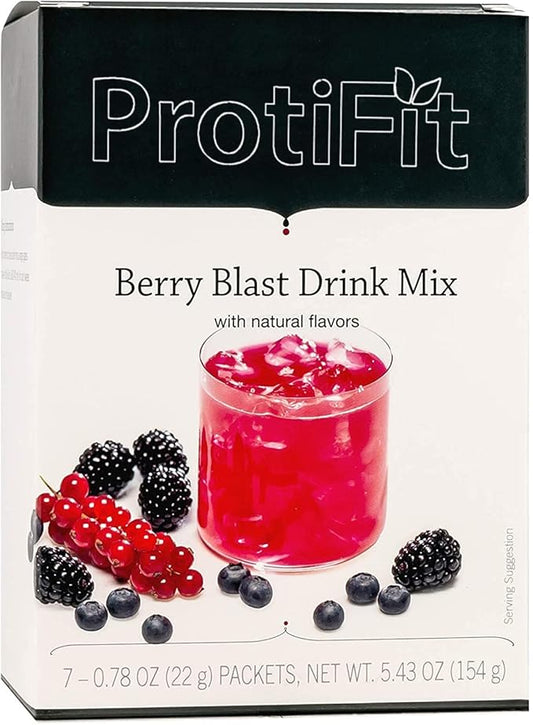 High Protein Fruit Flavored Powder Drink Mix, 15g Protein, Low Calorie, Sugar Free, Ideal Protein
