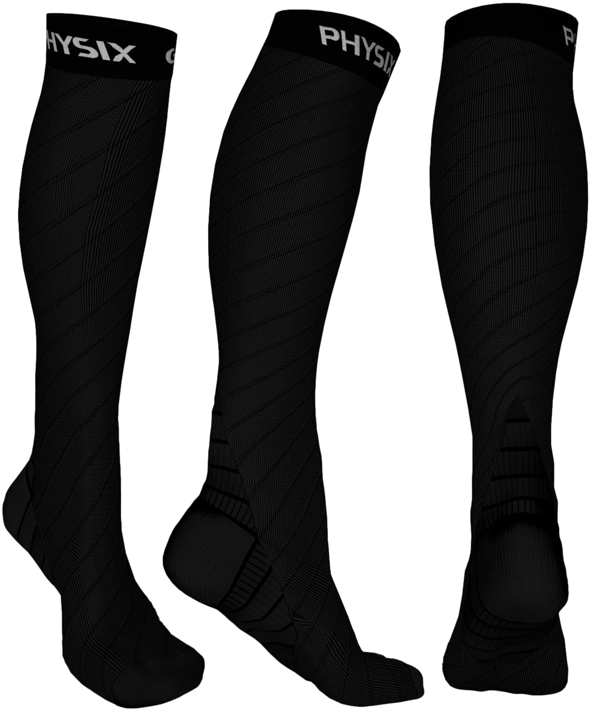 Physix Gear Compression Socks - Best Men & Womens Compression Socks for Circulation, Running