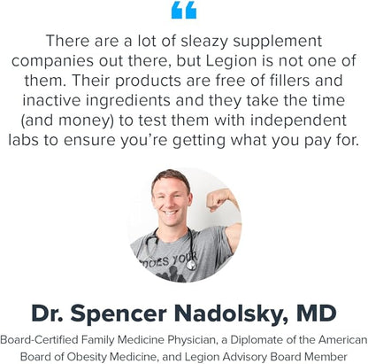 LEGION Whey+ Protein Whey Isolate from Grass Fed Cows - Whey Protein Isolate Powder Low Calorie, Non-GMO, Sugar Free, Lactose and Gluten Free, All Natural Protein Powder for Men & Women (60 Servings)