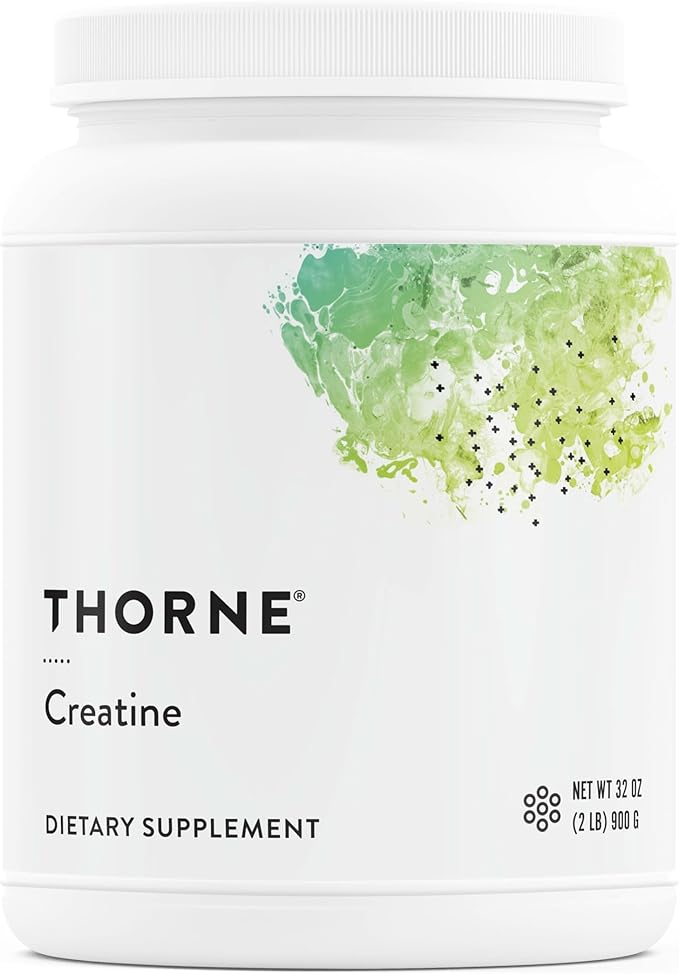 THORNE Creatine - Micronized Creatine Monohydrate Powder - Support for Muscles & Cognitive Function* - for Women & Men - Unflavored - NSF Certified for Sport - 5 g per Serving - 180 Servings