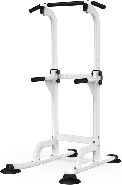 Power Tower Pull Up Bar and Dip Station, Multi-Function Home Gym, Strength Training Fitness Equipment, Height Adjustable