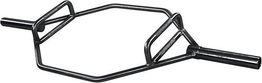 Olympic 2-Inch Hex Weight Lifting Trap Bar with Long and Rotating Sleeves, 500-Pound Capacity, Open and Close Design