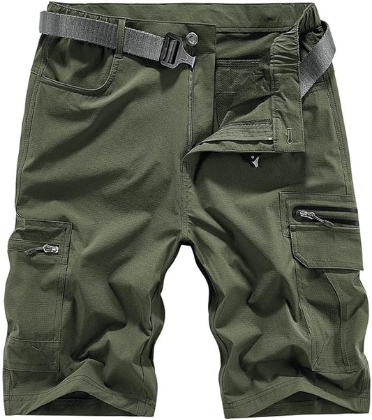 Quick Dry Hiking Shorts Men's Cargo Casual Outdoor 4-Way Stretchy Lightweight Summer Short with