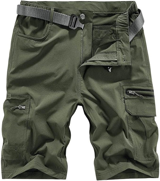 Quick Dry Hiking Shorts Men's Cargo Casual Outdoor 4-Way Stretchy Lightweight Summer Short with