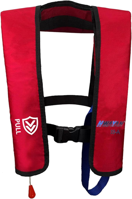 Automatic/Manual Inflatable Life Jacket| Inflatable PFD Kayak Vest Adult| Life Vest for Adults|