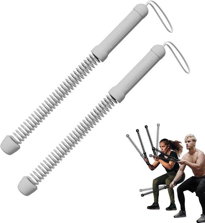 Ropeless Battle Rope Battle Ropes for Home Gym - 2PCS workout ropes with Non-Slip Handles, Durable Workout Ropes for All Fitness Levels