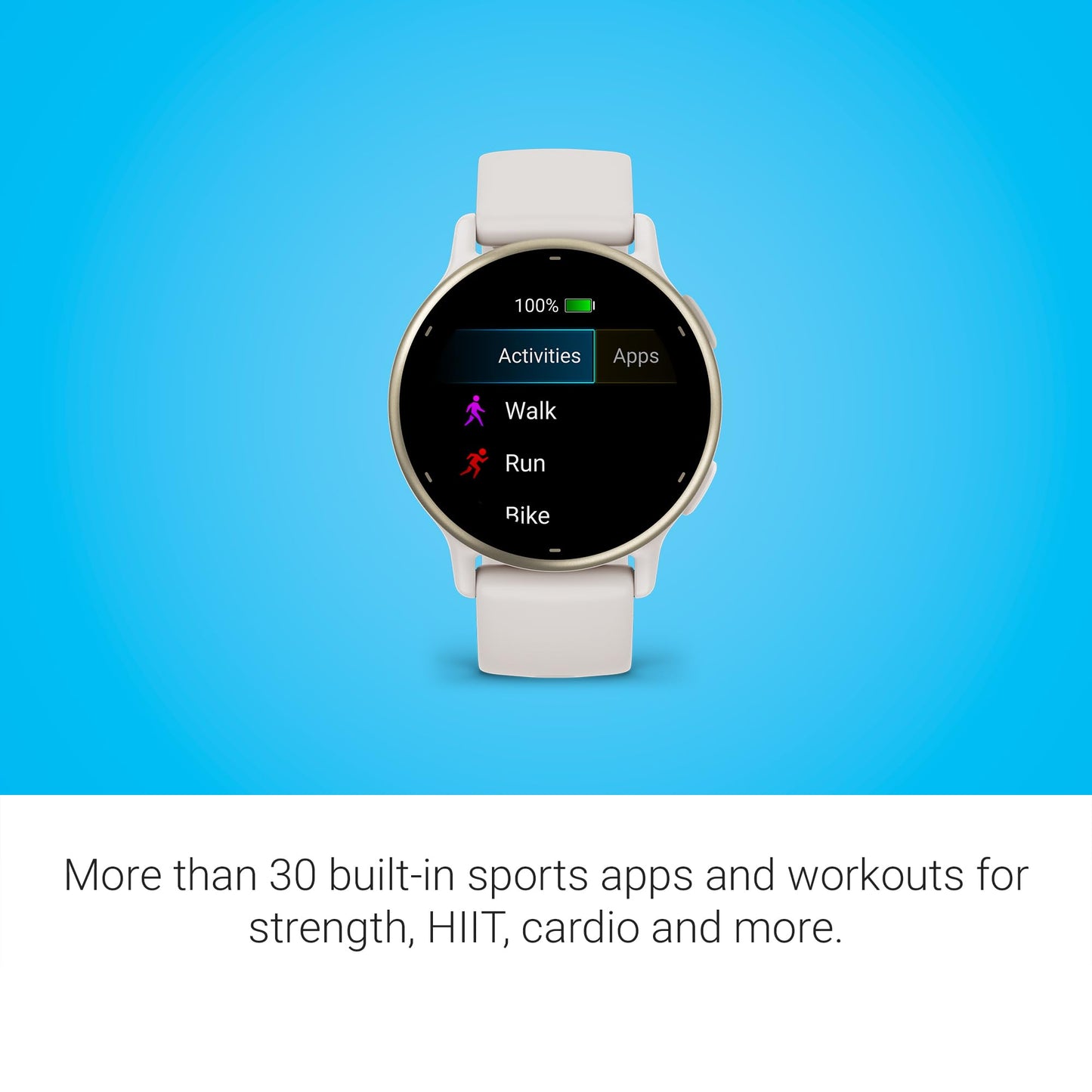Garmin vívoactive® 5, Health & Fitness GPS Smartwatch, 42mm, Ivory